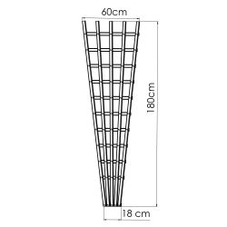 Treillis SEVILLA - 18-60 x 180 x 3 cm