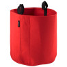 Sac plantation feutre géotextile ø 40 cm rouge vue de face sur fond blanc