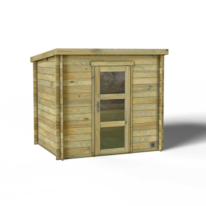 Abri de jardin en bois avec...