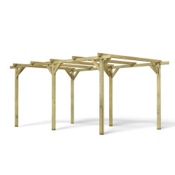 Carport ou Pergola Henri vue 3/4