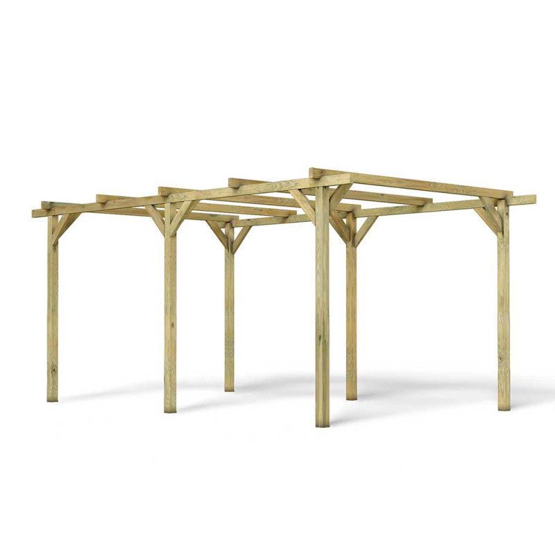 Carport ou Pergola Henri vue 3/4