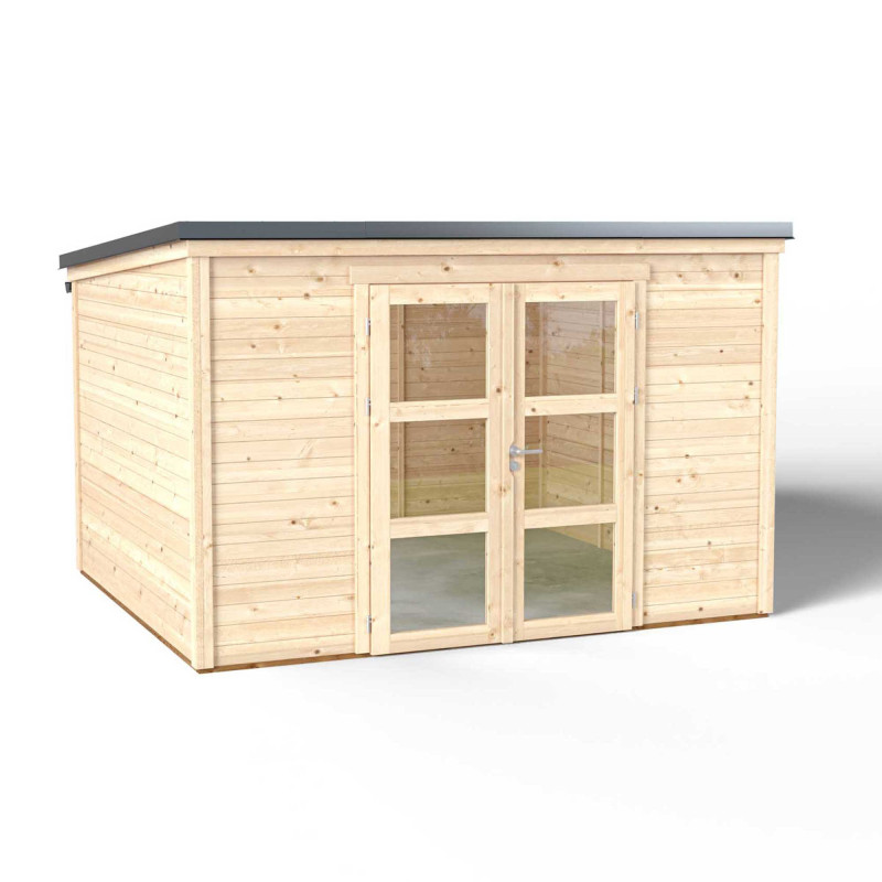 Abri de jardin en bois avec...