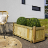 Bac à fleurs rectangulaire en bois Vendôme - 92 x 46 x 43 cm