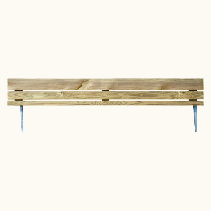Bordure en bois Hakea Ep 3,9 cm - 110 x 30 cm