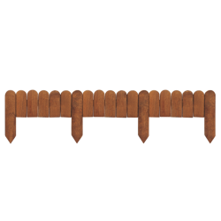 Bordure roulée en chêne Oak Ep 1,4 cm - 113x30/15 - Jardipolys