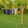 Etendoir à linge - 185 x 90 x 300 cm