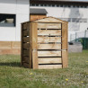 Composteur Bois 210L Cabane - Jardipolys