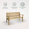 Banc 3 personnes PHILADELPHIA - Jardipolys