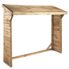Abri bûches OLBIA - H183 x 220 x 75,5 cm - Jardipolys
