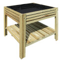 Carré potager surélevé en bois Küb 90L