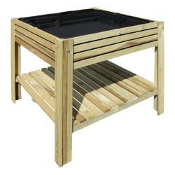 Carré potager surélevé en bois Küb 90L - Jardipolys