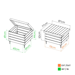 Abri pour tondeuse - DARTON