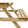 Table de Pique Nique en bois 6 personnes - Alma
