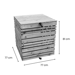 Schéma technique du composteur LIGN Z avec ses dimensions