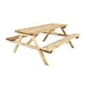 Table de Pique en bois 6 personnes - Romane
