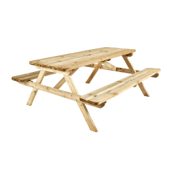 Table de Pique en bois 6 personnes - Romane