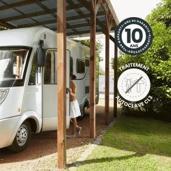 Carport camping-car - 32,3m²