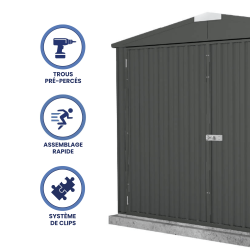 Garage en métal MELTON XL | 17,6 m²