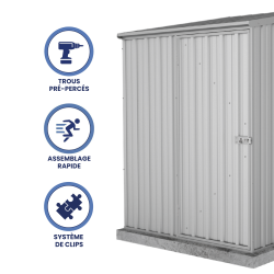 Abri de jardin en métal COOPER | 2,3 m²