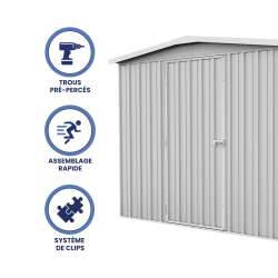 Abri de jardin en métal FRASER | 4,8m²