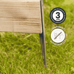 Bordure NOLINA garantie et traitement