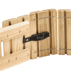 Zoom sur le système de connexion des bordures Cala