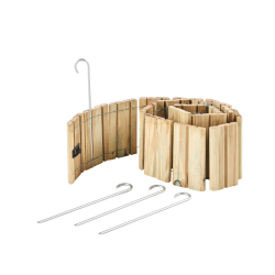 Bordure Cala enroulée, fonctionnement du produit sur fond blanc