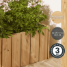 Bac à fleurs Acanta - Mélèze - 79 x 28 x 28 cm