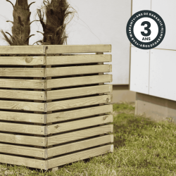 Bac à fleurs carré KUB - 60 x 60 x 60,8 cm