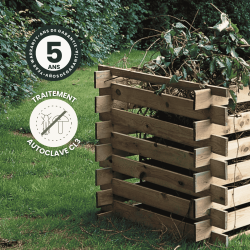 Composteur MEZZITO - 71 x 100 x 100 cm