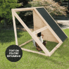 Poulailler AVA moderne - 2 poules - 1,5m²