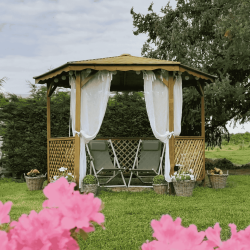 Kiosque de jardin LORA - 320 x H245 cm