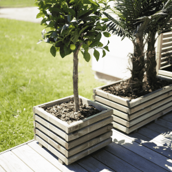 Bac à fleurs carré KUB - 40 x 40 x 28 cm