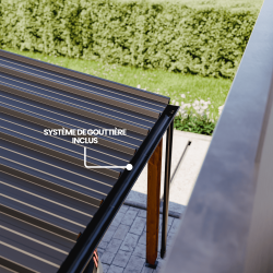 Structure bois Elio - 1 place 15m² - garantie 20 ans