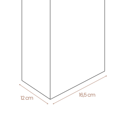 Schéma technique de la taille des poteaux de la structure du carport en bois Elio
