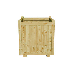 Bac à fleurs en bois Vendôme 138L vue de face