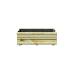 Bac à fleurs KUB  rectangle 60L vue de face