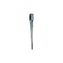 Support en acier galvanisé 7 cm sur fond blanc