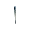 Support en acier galvanisé 7 cm sur fond blanc