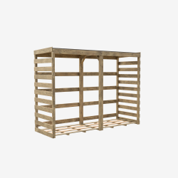 Abri bûches COLOMBUS XL - 174 x 79 x 238 cm