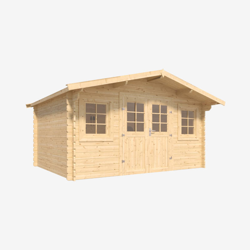 Abri de jardin STELO 10m² vue de 3/4