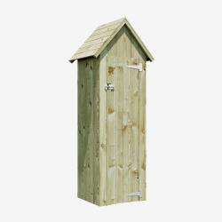 Armoire de jardin OPALE vue de face avec la porte fermée