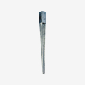 Support en acier galvanisé 7 cm sur fond blanc