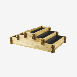 Carré potager ANGELIC podium 178L vue de 3/4 sur fond blanc