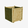 Bac à fleurs en bois Vendôme 138L vue de 3/4