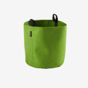 Sac plantation feutre géotextile ø 40 cm vert vue de face sur fond blanc