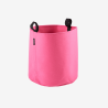 Sac plantation feutre géotextile ø 40 cm rose vue de face sur fond blanc