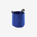 Sac plantation feutre géotextile ø 25 cm  bleu vue de 3/4 sur fond blanc