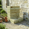 Composteur ALTO 320L en situation dans jardin