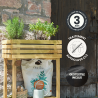 Mini carré potager surélevé en bois - 30L
